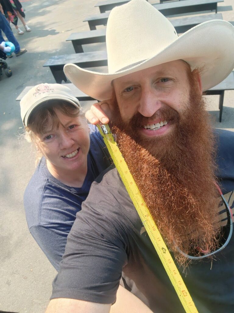 Longest beard contest at Canyonville Pioneer Days