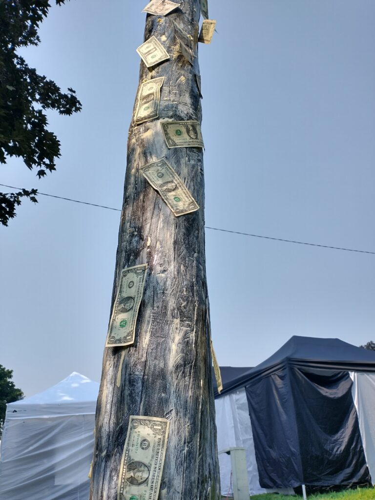 Money - Greased pole event, Canyonville Pioneer Days